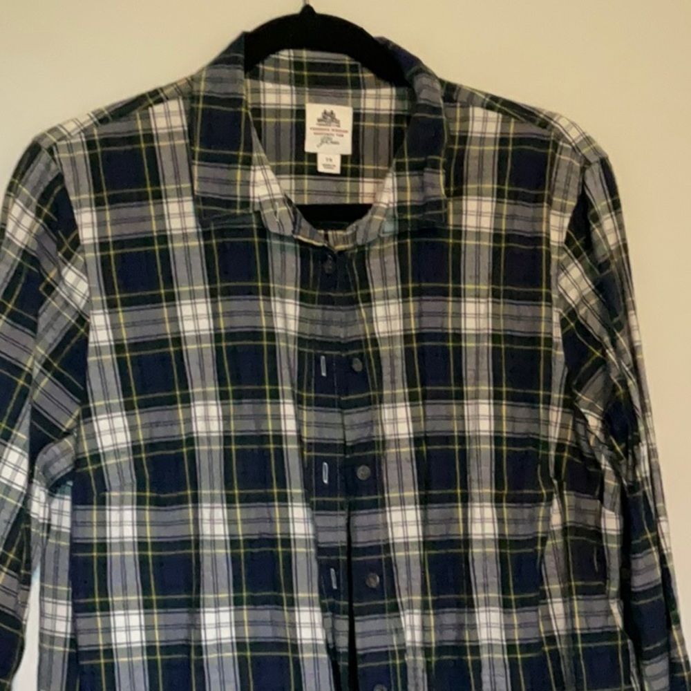 J Crew Thomas Mason London Plaid shirt - Picture 2 of 5